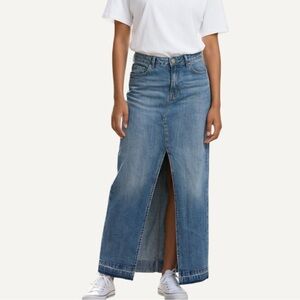 Bisou Bisou Denim Maxi‎ Skirt Y2K, 00’s, Vintage, Barbiecore